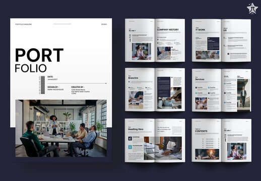 Portfolio Magazine Template