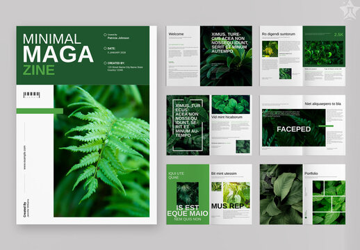 Minimal Magazine Layout