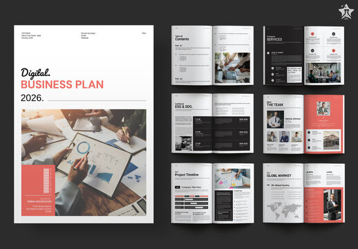 Digital Business Plan Layout