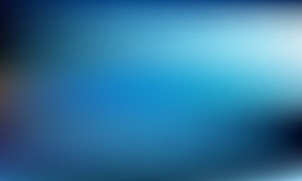 Smooth abstract blue gradient background features a soft transition from deep navy to bright cyan light perfect for professional digital design presentations.