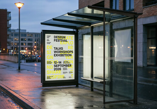 Overlay Swiss Typography Poster Layout
