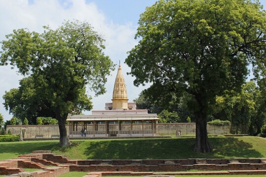 View of the ruins of Sarnath, India