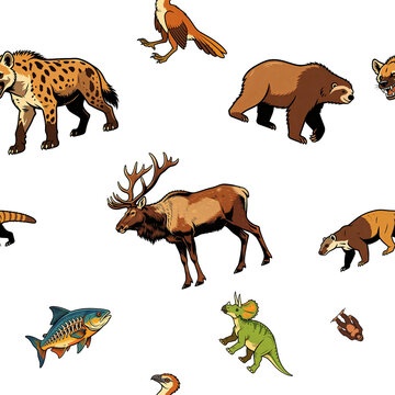 seamless pattern dinosaurus high resolution transparent