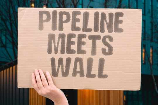 "Pipeline Meets Wall" Show how influence projects eventually face limits. INFLUENCE. LIMIT. PUSHBACK. RESISTANCE. OVERREACH.