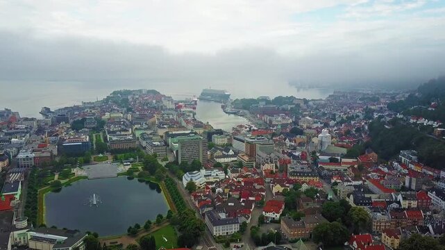 Lille Lungegardsvannet lake, Bergen