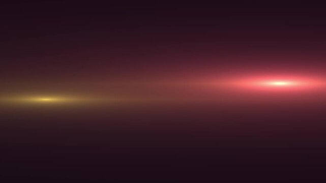 Glowing golden and ruby light flares streak horizontally across a dark, ethereal expanse, creating a vibrant, atmospheric visual effect with a sense of cosmic energy and abstract illumination