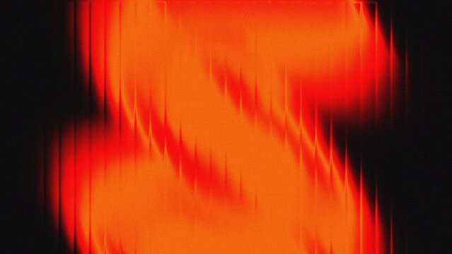 Abstract red light streaks glowing on a dark background
