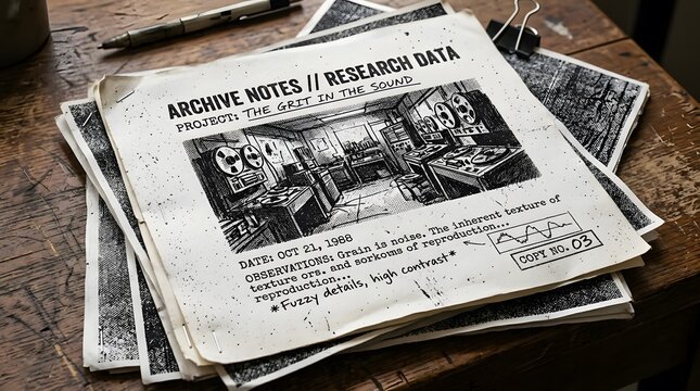 Vintage Archive Research Notes for Analog Audio Project 1988