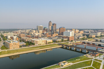 Fototapeta premium Des Moines, Iowa State Capitol