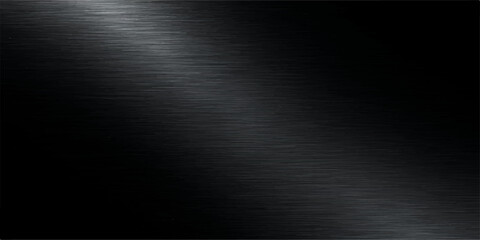 Brushed Metal Texture: A dark, brushed metal surface with a striking diagonal reflection, creating a sleek and sophisticated industrial aesthetic. © LOVE LOST