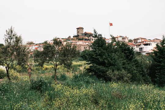 Cunda island Ayvalik Turkey Aegean Sea and nature