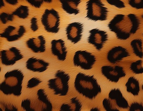 leopard print animal fur texture seamless background for design projects
