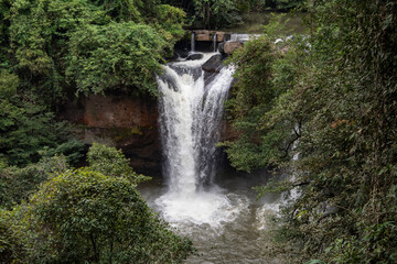 THAILAND NAKHON RATCHASIMA KHAO YAI NATIONALPARK HAEW SUWAT WATERFALL © flu4022