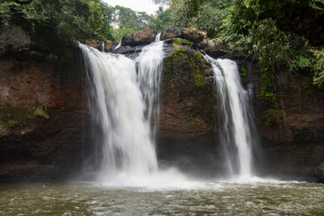 THAILAND NAKHON RATCHASIMA KHAO YAI NATIONALPARK HAEW SUWAT WATERFALL © flu4022