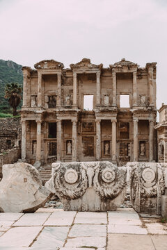 Ephesus izmir Turkiye roman ruins Celsus Library