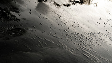 Abstract wet sand texture with natural patterns © The Long Horizon