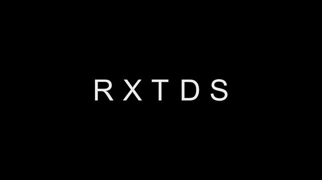 Futuristic random text animation featuring the word ready. Ideal for technology related designs, cyber security & HUD displays.