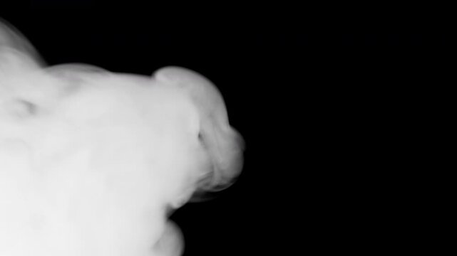 Smoke Transition Effect with Abstract Smoke Movement and Atmospheric Design