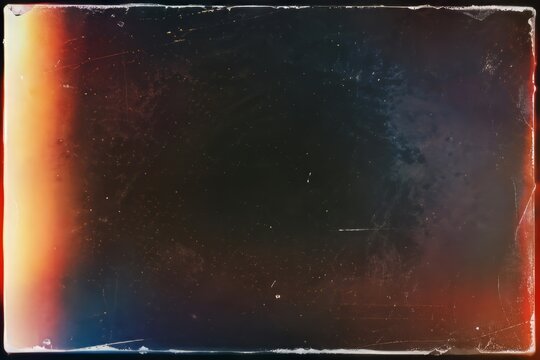 Textura vintage de foto o pel&iacute;cula destruida con fugas de luz