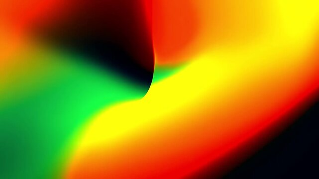 Abstract background with vibrant gradient colors blending into soft waves.