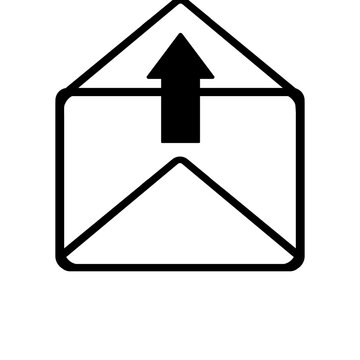 outbox mail transparant background