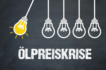 Fototapeta premium Ölpreiskrise