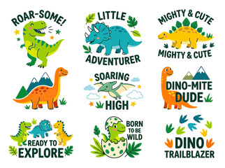 Cute Dinosaur Illustrations for Kids © hakim