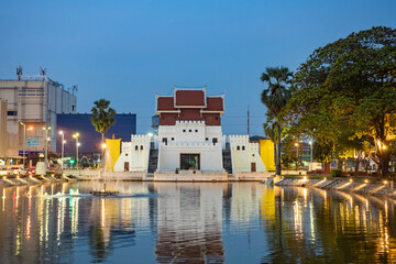 Obraz premium THAILAND NAKHON RATCHASIMA KHORAT CITY VICTORY GATE