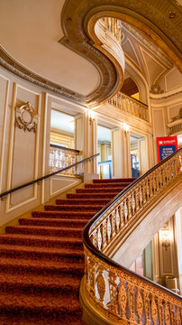 Chicago, IL - July 27, 2024: Chicago Theatre interior view