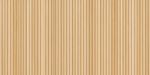 Fototapeta premium Seamless light wood slat wall texture