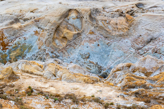 Rock formations in Point Lobos State Park