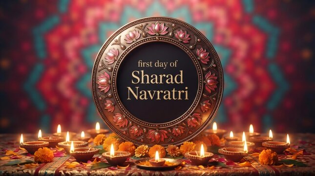Worship on Navratri Start Day