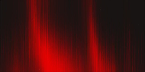 striking abstract visual of deep red light streaks cascading down a dark backdrop, creating a dynamic and energetic aura. © NOT BAD