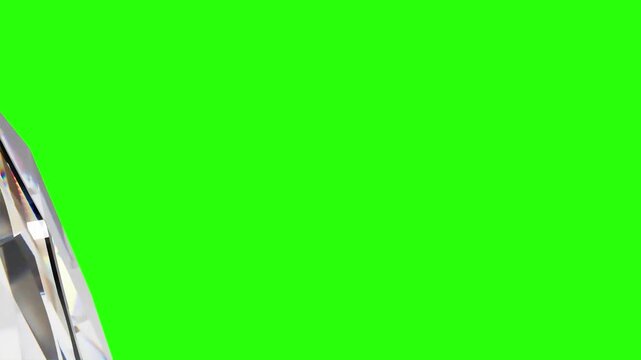 Luxury Diamond Wipe Transition Pack on Green Screen Chroma Key Motion Graphics