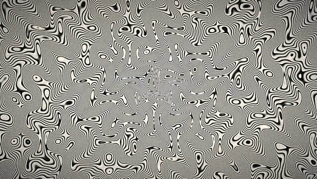 Intricate topographic line pattern with abstract organic wave shapes.