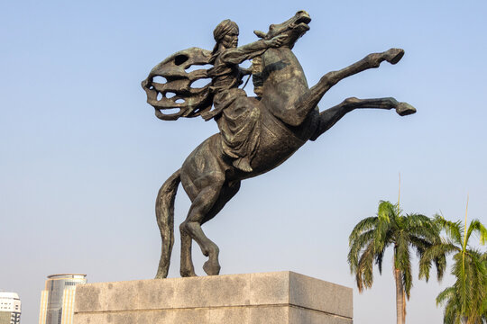 The Prince Diponegoro National Statue, a national hero of Indonesia
