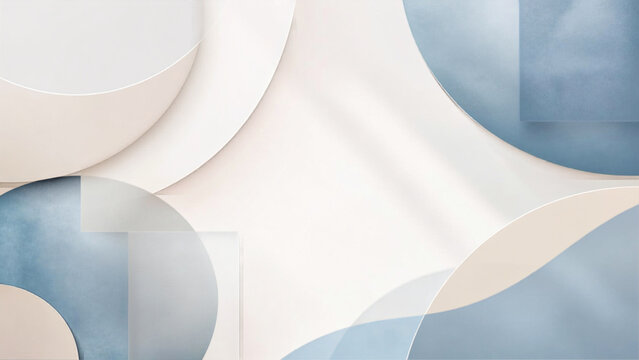 Minimal Abstract Geometric Shapes Background