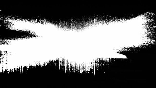 Dirty glitch matte mask overlays for quick video transitions, title reveals and edgy visual effects. Essential asset for modern video creators.
