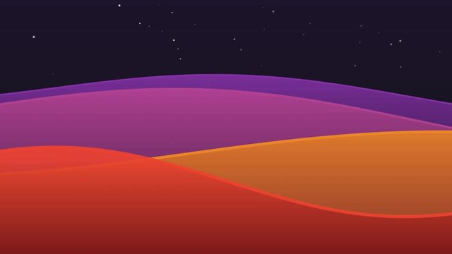 Modern digital motion background featuring an adstract gradient flow with smooth waves in a seamless loop animation