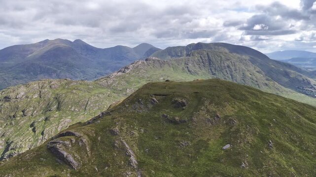 Mountain Landscape on the Iveragh Peninsula, County Kerry, Ireland