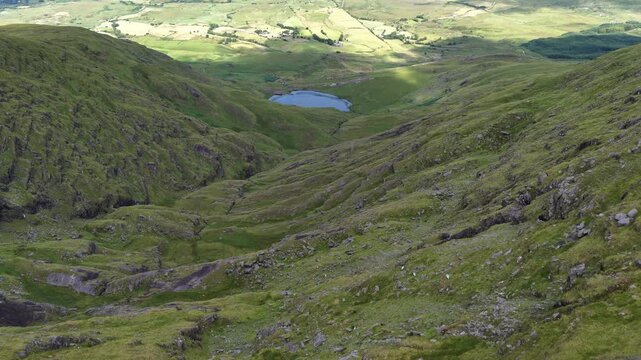 Mountain Landscape on the Iveragh Peninsula, County Kerry, Ireland