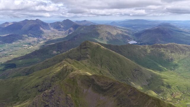 Mountain Landscape on the Iveragh Peninsula, County Kerry, Ireland