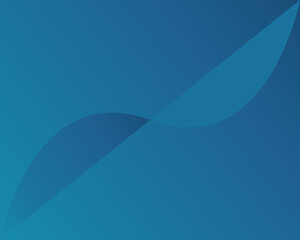 Obraz premium Abstract blue wave vector background with smooth gradient dynamic lines. Professional corporate and technology background layout.