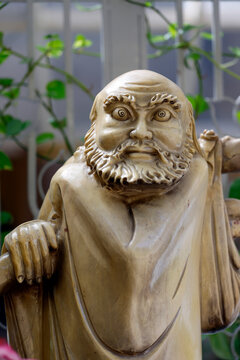 Xa Loi Pagoda. Bodhidharma is the legendary founder of the Chan school in China&mdash;a contemplative branch of Mahayana Buddhism&mdash;which became the Zen school in Japan. Ho Chi Minh City, Vietnam.