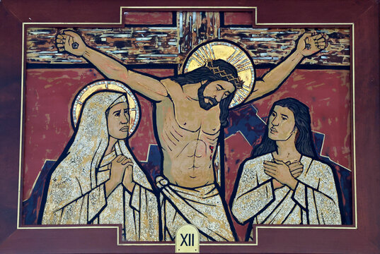 Station XII Crucifixion Mosaic Nui Cui Shrine