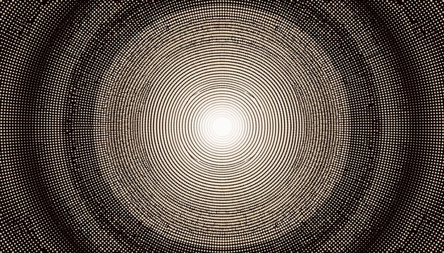 halftone sunburst circle radial dotted pattern abstract graphic design