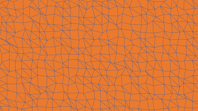 Abstract orange background with subtle dark charcoal dashed texture, background
