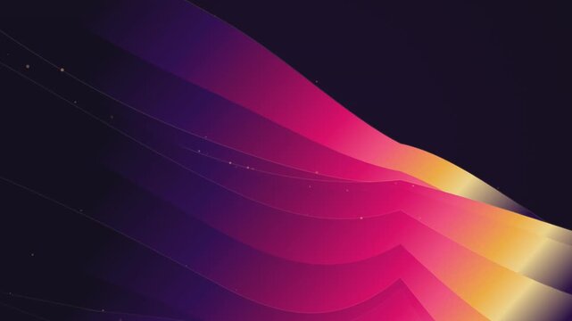 Modern abstract gradient flow background featuring metallic silk waves with a seamless flowing liquid texture design