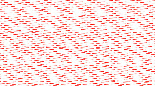 Red diagonal dashed line pattern on transparent background for abstract texture designs
