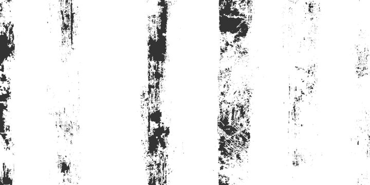 Black and white grunge texture background with bold distressed vertical stripes pattern for vector design